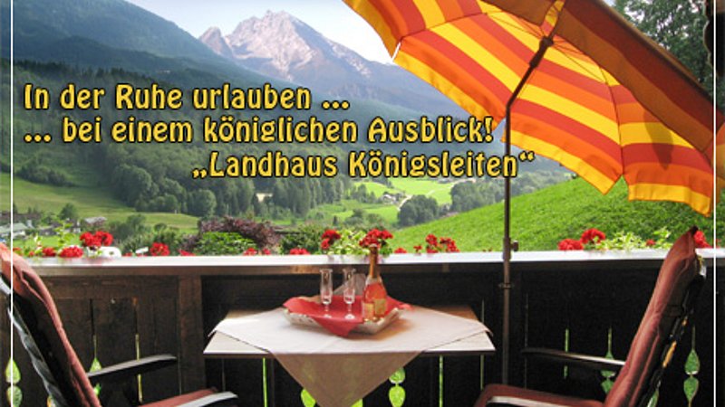 Ferienwohnung Berchtesgaden Oberau - Landhaus Königsleiten